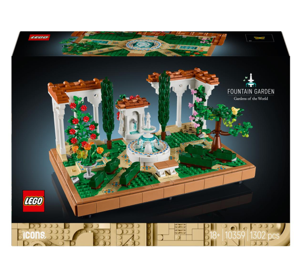 LEGO Icons 10359 Fontanna w ogrodzie - 1298067 - zdjęcie
